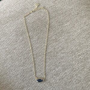 Kendra Scott Navy Pendent Necklace